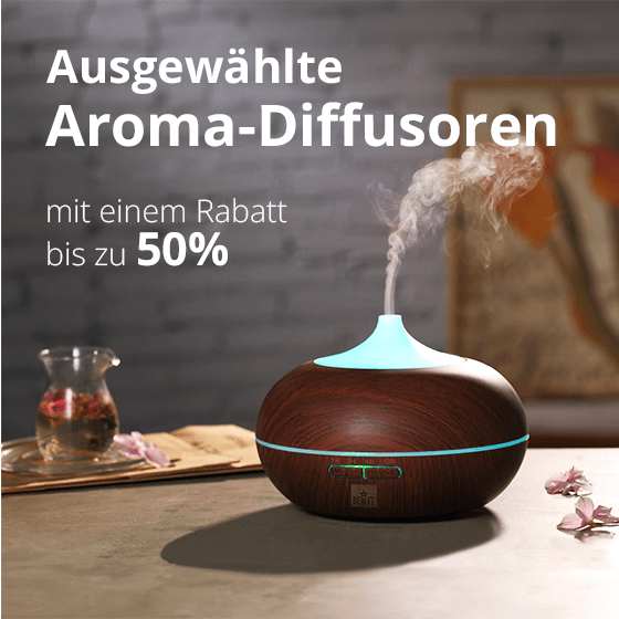 Ausgewählte Aroma-Diffusoren mit einem Rabatt bis zu 50% | BEWIT.love