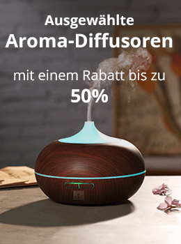 Ausgewählte Aroma-Diffusoren mit einem Rabatt bis zu 50% | BEWIT.love