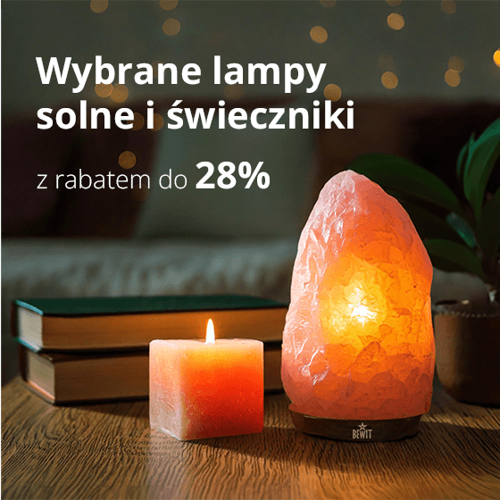 Wybrane lampy solne i świeczniki z rabatem do 28% | BEWIT.love