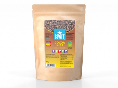 BEWIT BIO RAW Plumillas de cacao