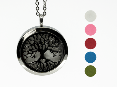 BEWIT Pendentif aromatique Arbre de vie et d'amour rose