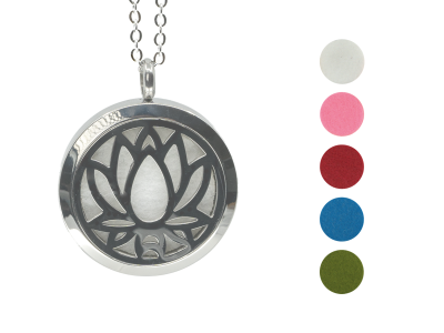 BEWIT Pendentif Aroma Fleur de lotus turquoise