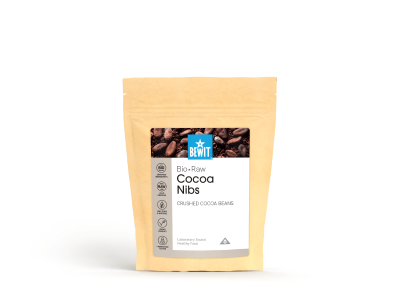 BEWIT Cacao boabe sfărâmate (nibs) BIO RAW