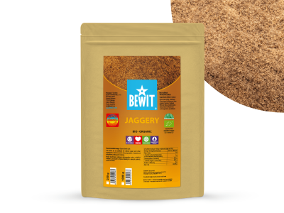 BEWIT Dried cane juice, unrefined (Panela, Rapadura) BIO