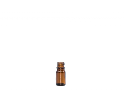 BEWIT Flacon en verre brun brillant, 5 ml