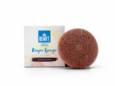 BEWIT Konjac Sponge French Red Clay